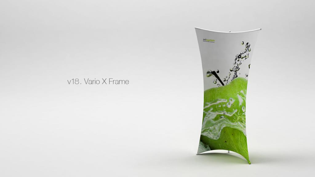 Textilní reklamní poutač VARIO X-Frame v18