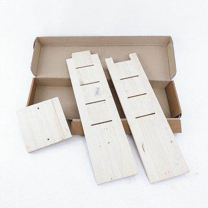 Stojan na prospekty Dacapo ipoint - dřevěný (díly v krabici) 