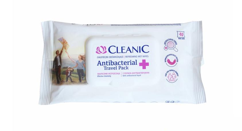 Antibakteriální vlhčené ubrousky 40 ks