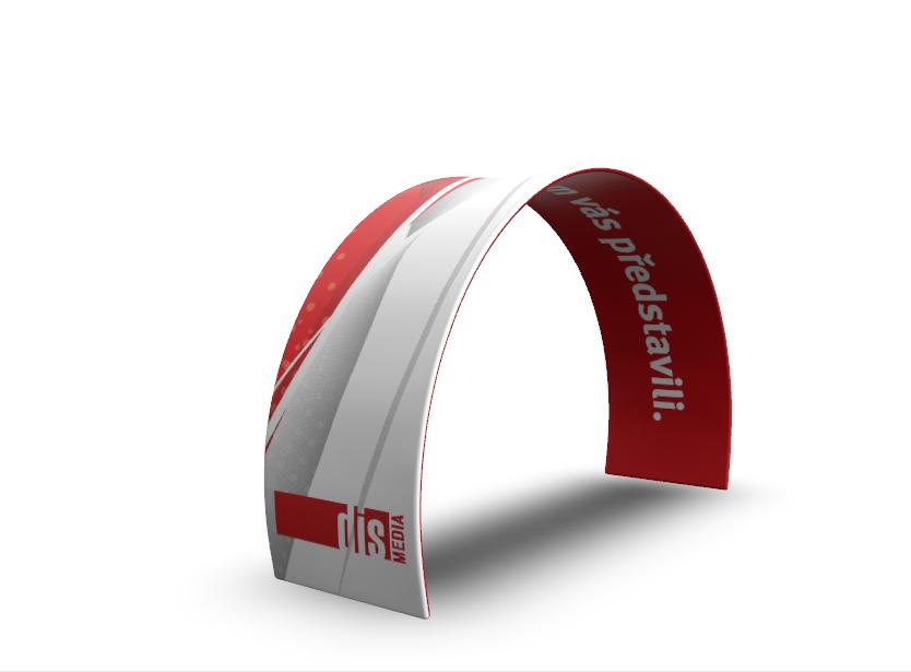 Textilní poutač brána Vario Arch C