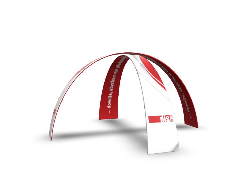 Textilní výstavní stánek VARIO Arch V25