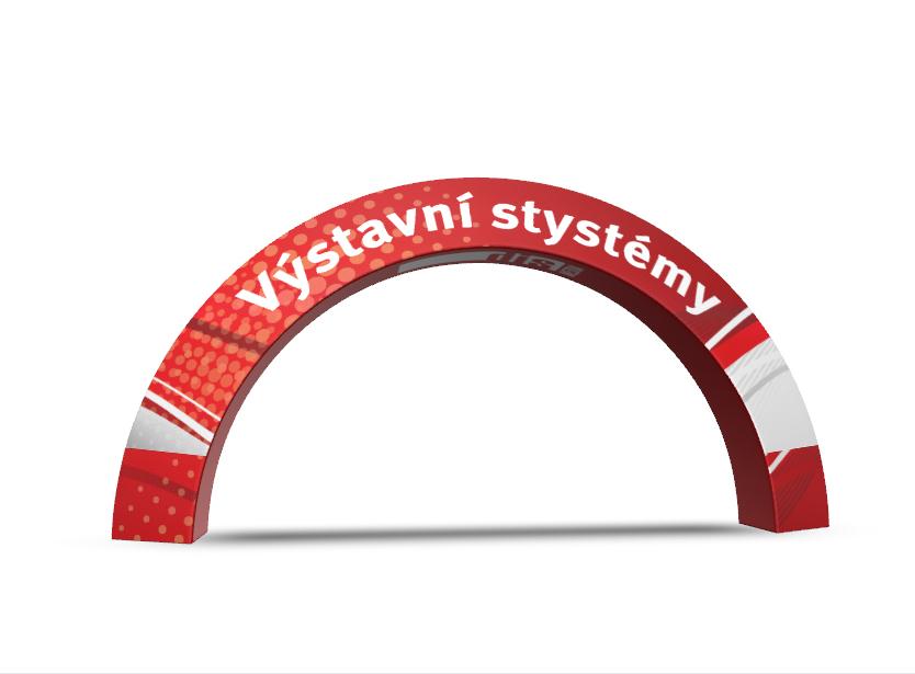 Reklamní poutač ve tvaru brány VARIO Gate V24