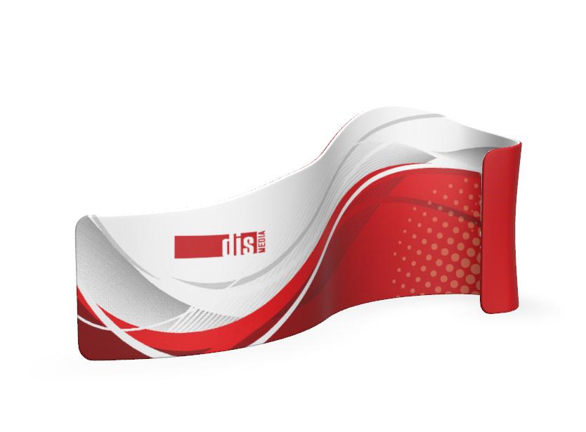 Textilní reklamní poutač VARIO Wave V17