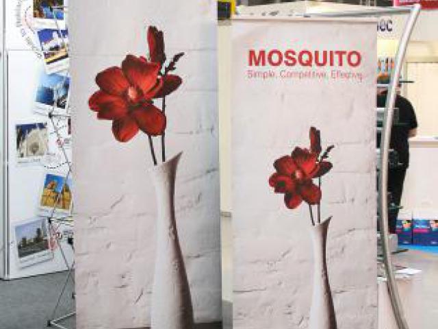 Roll up banner Mosquito 3 m / 2 m